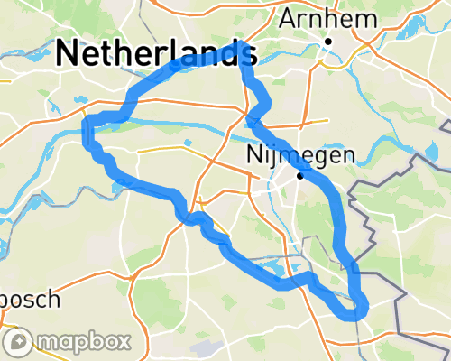 Rijn-Waal-Maas Tocht - 123.0 km