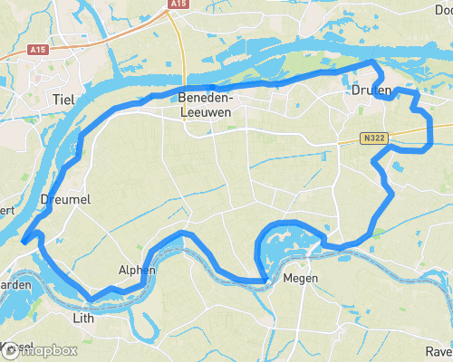 Maos en Waolse fruitfietsroute