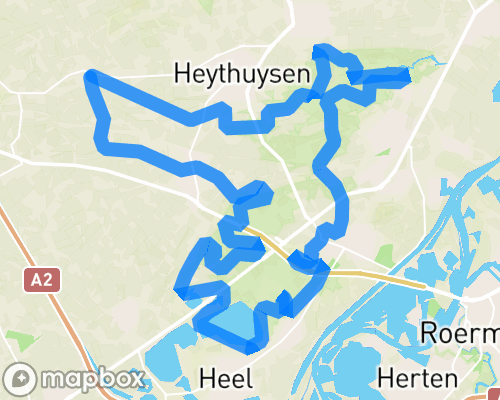 Gravelrides.cc - Leveroy, Midden-Limburg 63 km