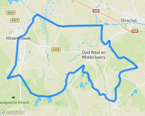 Hilvarenbeek 50 km -HC gpx - WvB-