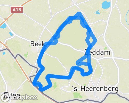 MTB route Zeddam