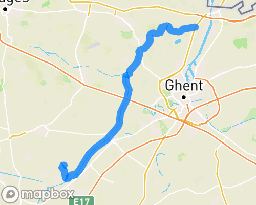 Balliekouter via vaart Deinze